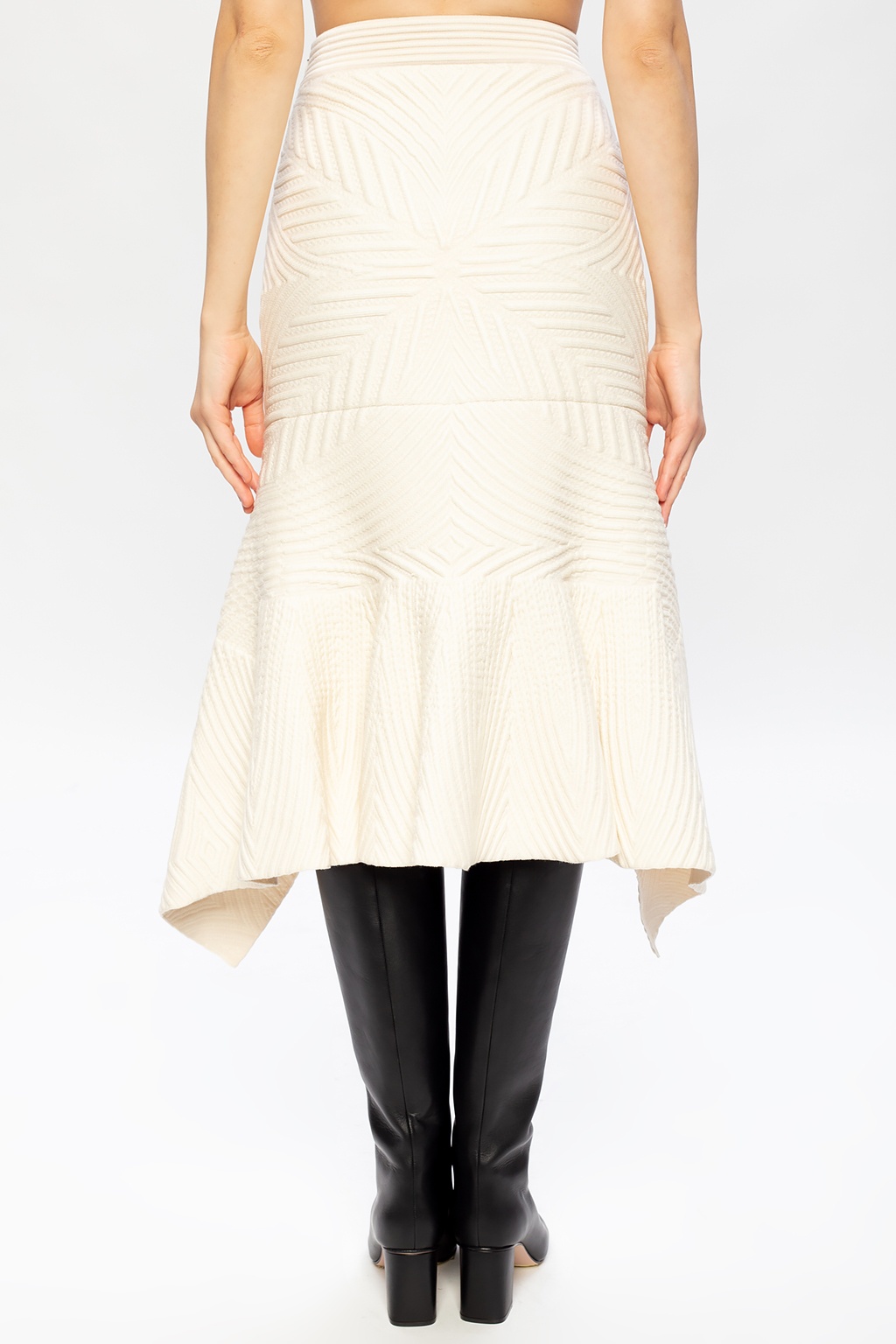 スカート Alexander Mcqueen Asymmetrical Skirt Alexander Mcqueen Asymmetric Skirt In Black | ModeSens